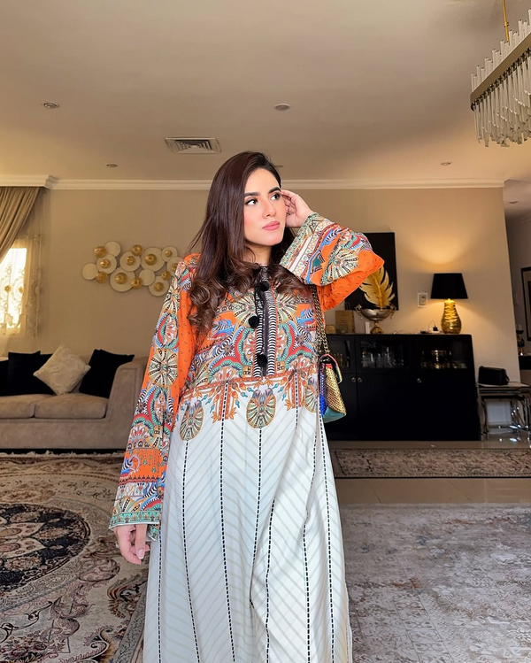 DHANAK DIGITAL PRINT SUIT 3-Pc